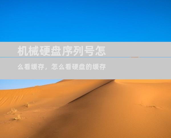机械硬盘序列号怎么看缓存，怎么看硬盘的缓存